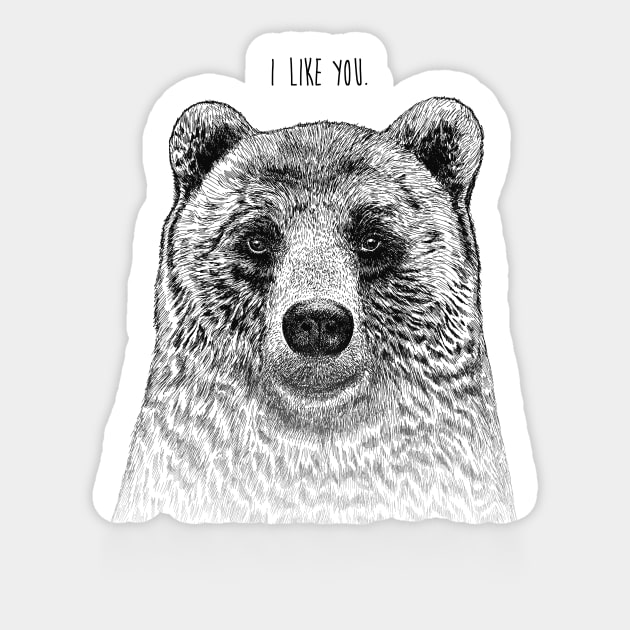 Bear Sticker by rcaldwell